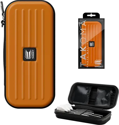 Produktbild von Target Darts Takoma Regular Dart Wallet Orange - EVA Etui für 3 Darts mit Zubehörfächern 18x8,5x5cm