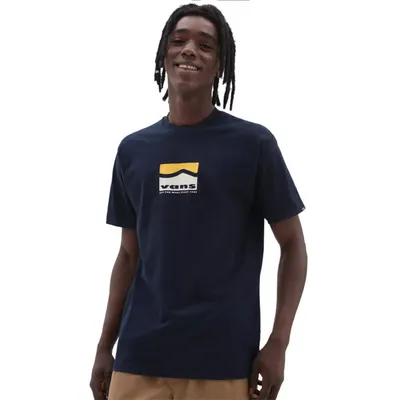 Immagine prodotto di T-shirt da uomo Vans CENTER SIDESTRIPE SS TEE NAVY - XL