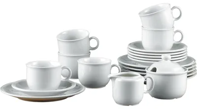 Obrázok produktu pre Seltmann Weiden Kávový servis Compact Uni 482-122 20ks biely