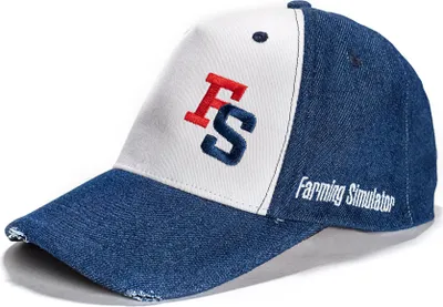 Produktbild von Landwirtschafssimulator 5 Panel Baseball Cap Used-Look mit Logo 100% Baumwolle