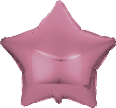 Produktbild von Folienballon Stern, dunkles rosa, ca. 45 cm