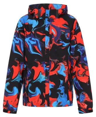 Produktbild von Herren Jacke mit Kapuze, Windschutzleiste und elastischen Ärmelbündchen, Feuer, Größe M