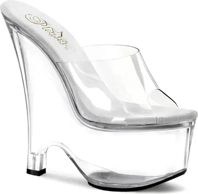 Produktbild von BEAU-601 Damen Slipper von Pleaser, Transparent , EU 36, US 6