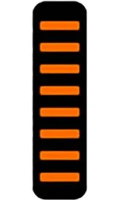 Produktbild von Proguard Kabelbinder – hinten – Aufkleber – orange