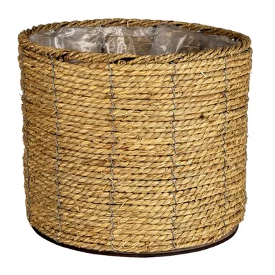 Immagine prodotto di Vaso da fiori Clayre & Eef Ø 30x23 cm Marrone Seagrass