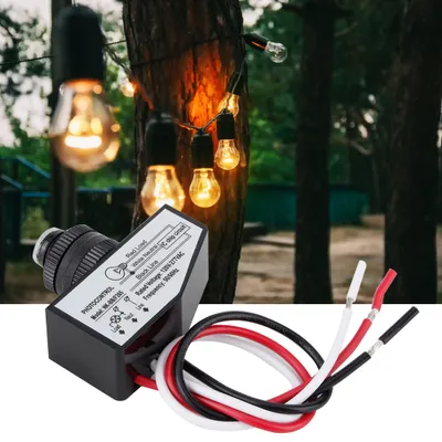 Produktbild von Photoelektrischer Schalter,Lichtsteuerungsschalter,Photokontrollschalter,Mini Photoelektrischer Schalter,Photoelektrischer Gartenschalter