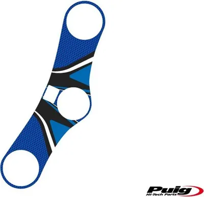 Produktbild von PUIG 6966A Radikal Yoke Protector  passend fuer HONDA CBR900RR FIREBLADE Blau