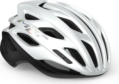 Produktbild von MET ESTRO MIPS Fahrradhelm in glänzendem Weiß, Größe L