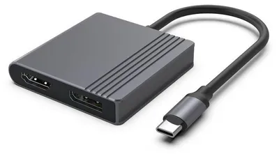 Immagine prodotto di Gembird Usb-C To Hdmi + Dp Adapter 4K 60Hz, Black