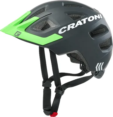 Image de Casque Cratoni Maxster Pro noir-vert néon mat taille S-M (51-56 cm) 111601H2