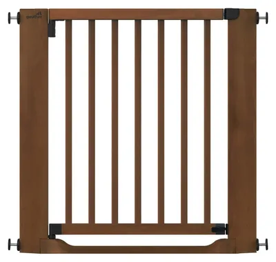Produktbild von Geuther Easylock Treppenschutzgitter - Holz - 79-87 cm - Walnut