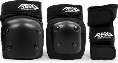 Produktbild von REKD RKD590 Junior Dreifach-Schutzset Junior-Schutzset mit Knie-, Ellbogen- und Handgelenkschützern