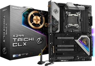 Obrázek produktu pro Asrock X299 Taichi CLX, Intel, LGA 2066 (Socket R4), Intel® Core™ X-series, DDR4-SDRAM, 256 GB, DIMM