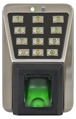 Biometrisches Zugangskontrollsystem mit Fingerabdruck und Karte