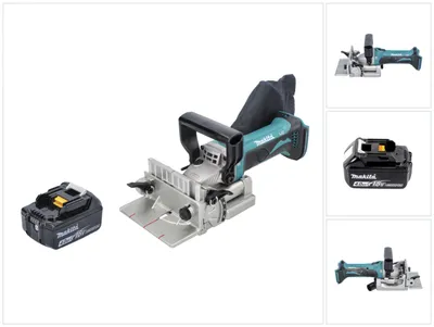 Produktbild von Makita DPJ 180 M1 Akku Nutfräse 18 V 100 mm + 1x Akku 4,0 Ah - ohne Ladegerät