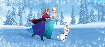 Immagine prodotto di Poster Disney Frozen Anna & Elsa Blu - 600886 - 202 x 90 cm