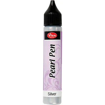 Produktbild von ViVA DECOR Perlen Pen 28 ml silber