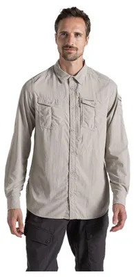 Image de NosiLife Adventure Chemise à manches longues III Homme S beige - parchemin