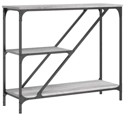 Productafbeelding van vidaXL Console tafel, grijs Sonoma, 88,5x30x75 cm, houtvezel