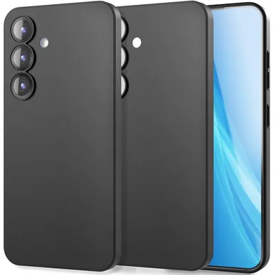 Immagine prodotto di NALIA Phantom per Samsung Galaxy S25 - Cover sottile 0,3 mm - Nero opaco