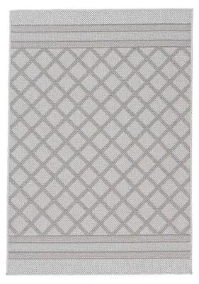 Image de carpetfine Tapis extérieur Boho 80x150 cm Beige