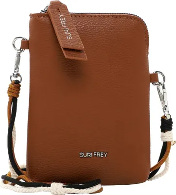 Image de SURI FREY sac pour téléphone portable sac à épaule bandoulière Caly Phone Bag Cognac brun