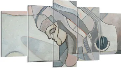 Produktbild von Bild auf Leinwand - Leinwandbild - Abstraktion modern - 160x85cm - Wand Bild - Wanddeko - Leinwanddruck - Bilder - Kunstdruck - Wanddekoration - Leinwand bilder - Wandkunst - EA160x85-3739