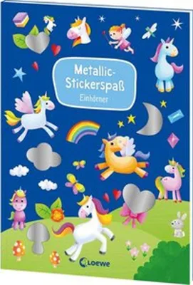 Image de Metallic-Stickerspaß - Einhörner