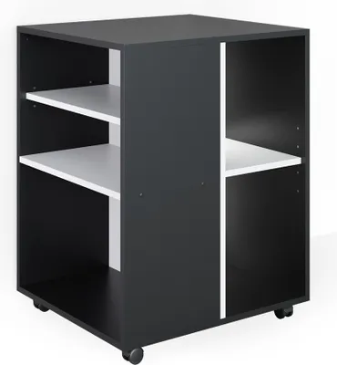 Produktbild von Vicco Rollcontainer , 59 x 53 cm, Anthrazit/Weiß