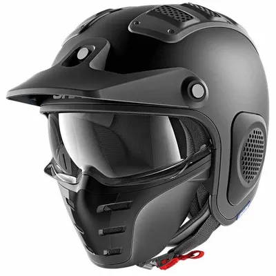 Produktbild von Shark X-drak Blank Mat Black Matte XS