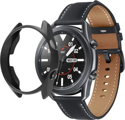 Produktbild von Strap-it Samsung Galaxy Watch 3 45mm Schutzhülle (Schwarz)