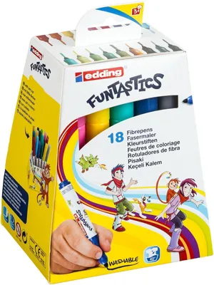 Image de Feutre de coloriage EDDING FUNTASTICS E-14/18S
