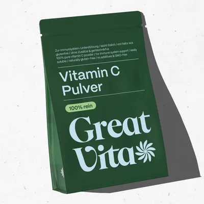 Produktbild von GreatVita Vitamin C Pulver 800g | Ascorbinsäure
