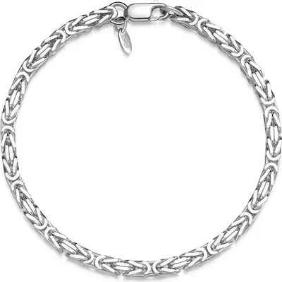 Produktbild von SILBERKETTEN STORE Königskette Armband 3,5mm - 925 Silber, Länge wählbar von 16-25cm - 18cm