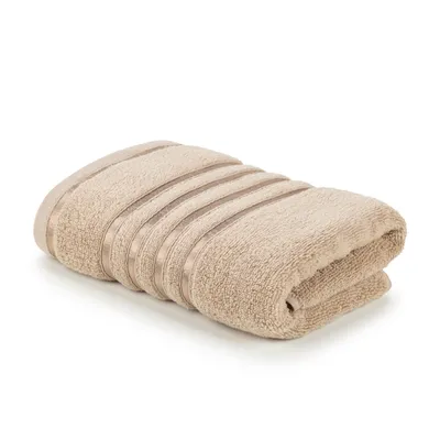 Zdjęcie produktu dla Ręcznik kąpielowy z bawełny QuickDry – 50 x 100 cm – 100% bawełna – piaskowy