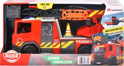 Produktbild von Dickie Toys 203716017, Feuerwehrauto, 3 Jahr(e), Schwarz, Grau, Rot