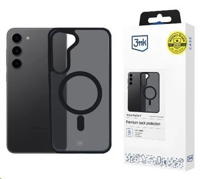 Productafbeelding van 3mk Beschermhoes Smoke MagCase voor Samsung Galaxy S25 Ultra, achterkant, compatibel met MagSafe