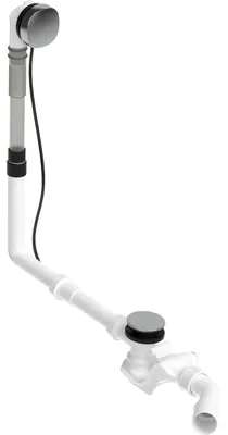 Image de Duravit Garniture de vidage et de trop-plein pour baignoire avec vidage central, longueur 530 mm