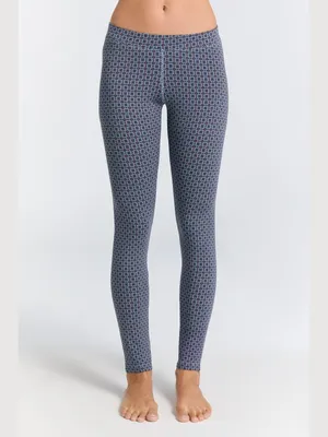 Produktbild von Damen Leggings aus 95% Baumwolle und 5% Elasthan mit normaler Bundhöhe