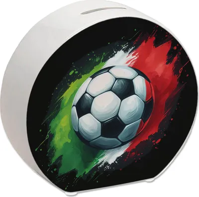 Produktbild von Fußball Italien Flagge Spardose