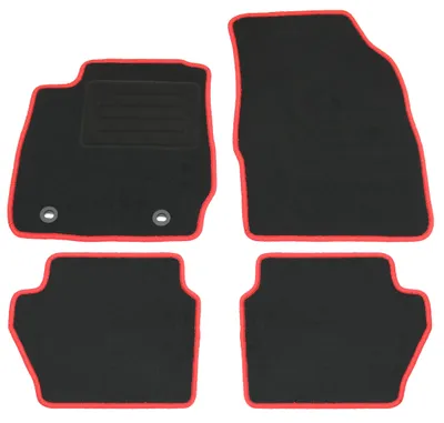 Produktbild von Fußmatten-Set für Ford Fiesta MK7, 10/2008-04/2017, 4-teilig, Schwarz