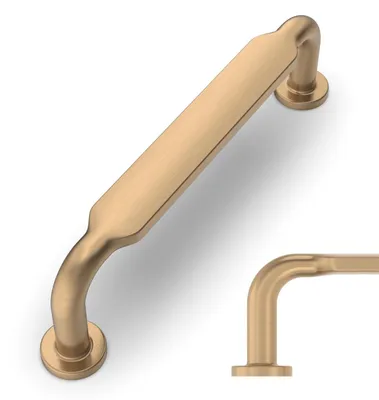 Möbelgriffe 10er-Set, Champagnerbronze, 96 mm Lochabstand