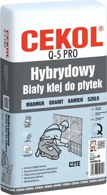 Produktbild von Q5 Profi Hybrid Fliesenkleber weiß 5kg