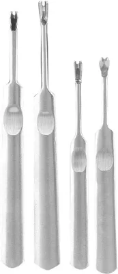 Produktbild von 4 Stück Lederbeißer für Skiving - Lederwerkzeug für DIY - Handgefertigte - Lederbeißer mit 4 Messern