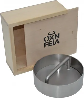 Produktbild von OXNFEIA® Burgerpresse mit Holzbox Pattypresse, Hackfleischpresse, Grillzubehör, BBQ, nachhaltig, spülmaschinenfest, rostfrei, Presse