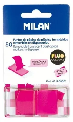 Produktbild von Milan Spender Mit 50 Transparenten Seitenmarkierungen Durchsichtig Durchsichtig One Size