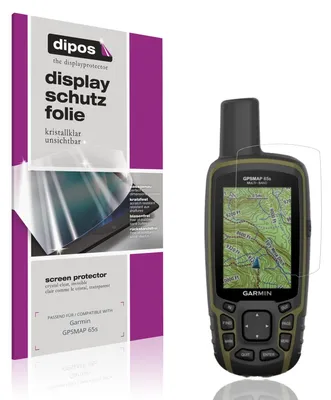 Produktbild von 2x Schutzfolie für Garmin GPSMAP 65s klar Displayschutzfolie Folie Display Schutz dipos