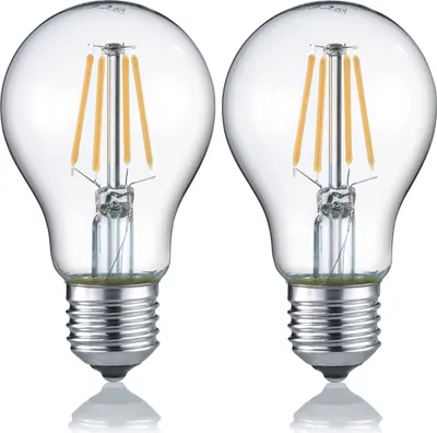 Zdjęcie produktu dla Żarówka LED Trio RL187, żarówka żarnikowa, E27 4W EEK E, ciepła biel ~ zestaw 2 sztuk