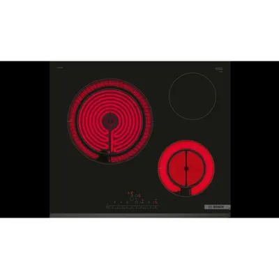 Produktbild von Bosch Serie 6 PKK631FP8E, Schwarz, Integriert, 59.2 cm, Keramik, Glaskeramik, 3 Zone(n)