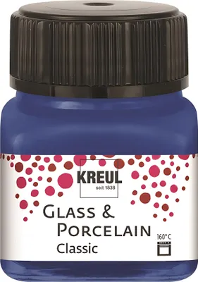 Produktbild von KREUL Glas- und Porzellanfarbe Classic kobaltblau 20 ml